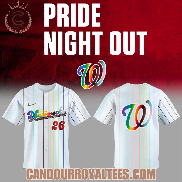 Washington Nationals Pride Night 2026 Jersey
