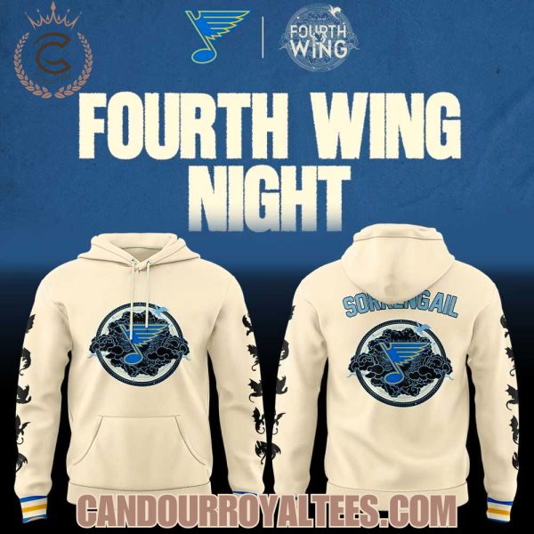 2026 Fourth Wings Night St. Louis Blues Hoodie