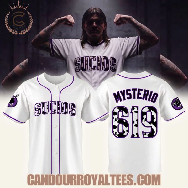 Dirty Dominik Mysterio King Of The Luchadores El Sucio de los Sucios Baseball Jersey