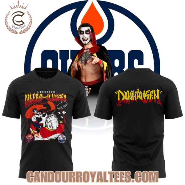 Edmonton Oilers x Danhausen WWE Summer Tour Shirt