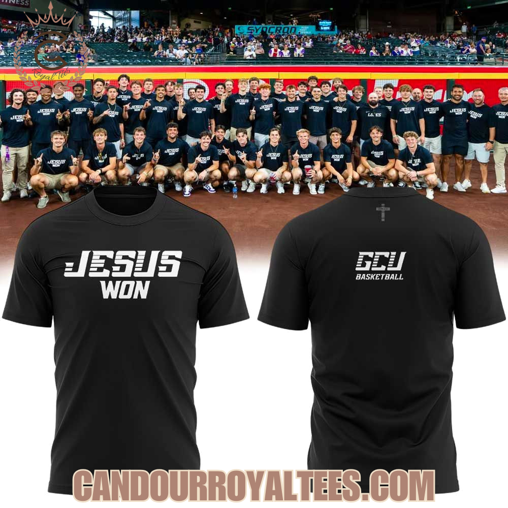 Grand Canyon Baseball Jesus Won Shirt Grand Canyon Baseball Jesus Won Shirt