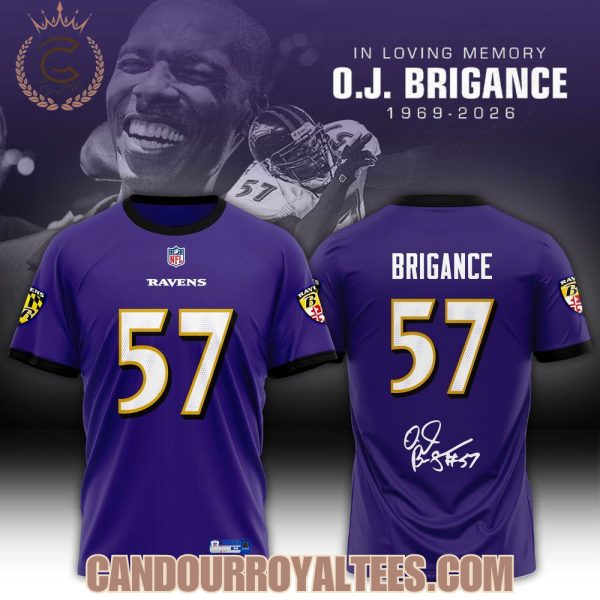 In Loving Memory O.J. Brigance 57 Memorial Tshirt, Hoodie