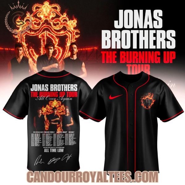 Jonas Brothers The Burning Up Tour 2026 Jersey