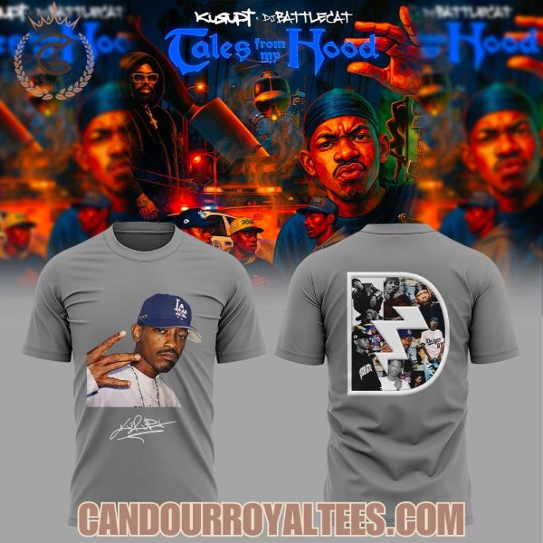 Kurupt x Dj Battlecat’s new album Tales From My Hood out now on all platforms! Shirt