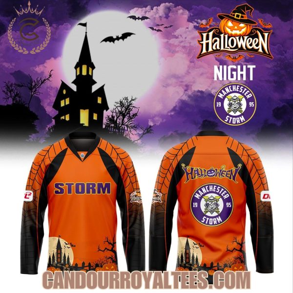 Manchester Storm Halloween Night 2026 Hockey Jersey