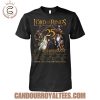 the lord of the rings 25th anniversary 2001 2026 thank you for the memories t shirt 1.jpg
