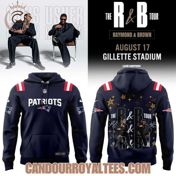 The R&B Tour x Gillette Stadium x New England Patriots Hoodie