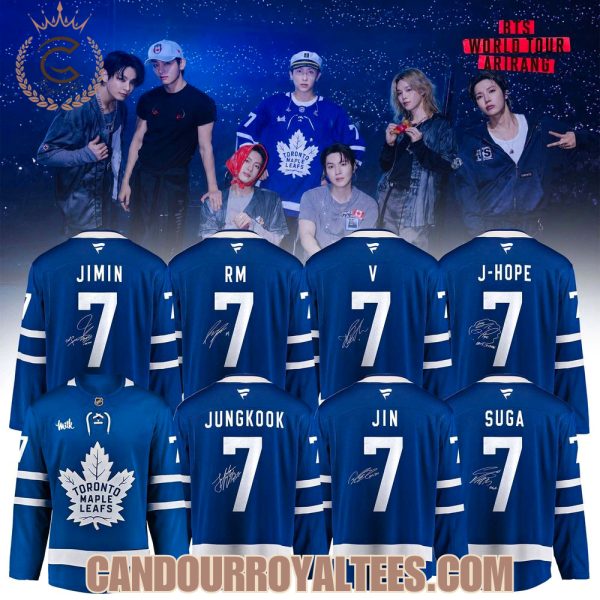 Toronto Maple Leafs x BTS World Tour 2026 Jersey