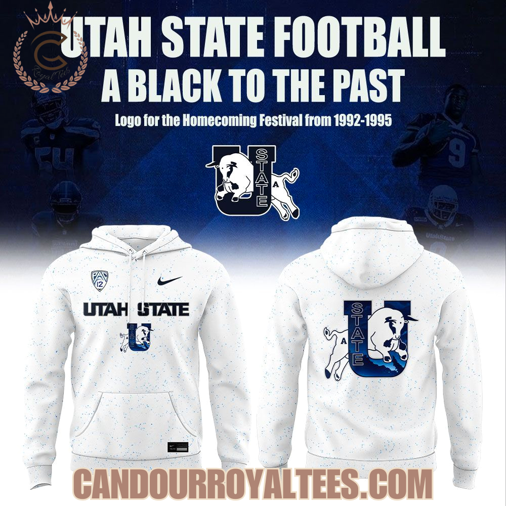 Utah State Football A Blast To The Past Hoodie Utah State Football A Blast To The Past Hoodie