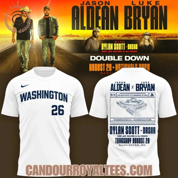 Washington Nationals x Jason Aldean And Luke Bryan Tshirt, Hoodie