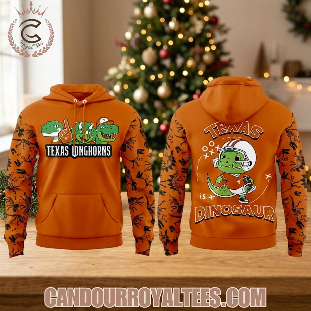 Texas Longhorns x Dinosaur 2026 Hoodie Texas Longhorns x Dinosaur 2026 Hoodie